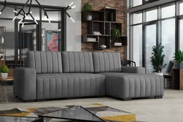 wygodna sofa narożna PANAMA z pojemnikiem kanapa