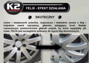 Эффективная жидкость для очистки дисков и колпаков K2.