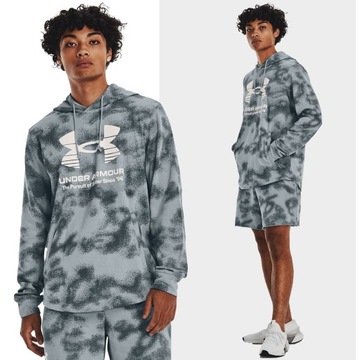 BLUZA MĘSKA UNDER ARMOUR DRESOWA SPORTOWA Z KAPTUREM BAWEŁNA 1377185