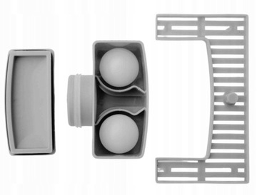 СИФОН-СТРЕЙН ДЛЯ ЛИНЕЙНОГО СЛИВА ШАРОВ! СЕРЫЙ