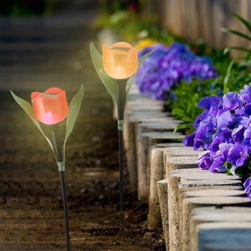 Газонный светильник на солнечных батареях Patio Tulipan 12 шт.