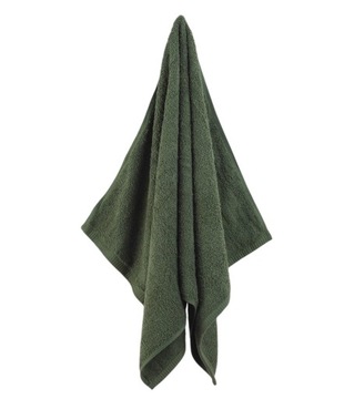 Ręcznik Wojskowa Zieleń Butelkowy Hunter Green 70x140 bawełna Kąpielowy