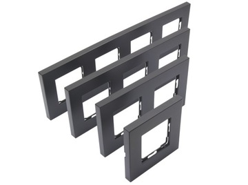 B-LINE DLX ЧЕРНАЯ ПЛАСТИКОВАЯ РАМКА ДВОЙНАЯ X2