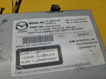 MAZDA 6 GJ NAVIGATION FACTORY РАДИО