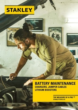 ВЫПРЯМИТЕЛЬ АККУМУЛЯТОРА АВТОМОБИЛЬНОЕ ЗАРЯДНОЕ УСТРОЙСТВО STANLEY 12V