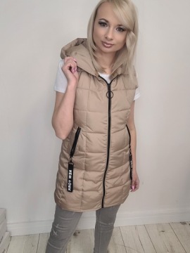 Женский жилет Nude Beige Beige S-7xl S-7xl Вы покупаете XL здесь