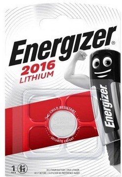 1x Bateria litowa Energizer CR2016 2016 3V - 1szt