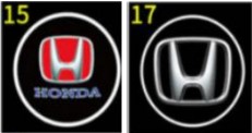 HONDA LED LOGO PROJEKTOR BEZPRZEWODOWY DO DRZWI CIVIC ACCORD CRV HRV JAZZ