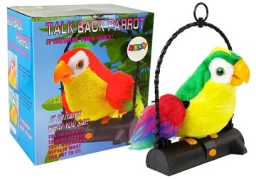 Papuga Балакуча зелена 220x200 мм Lean Toys