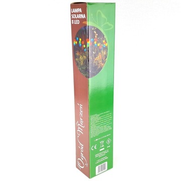 ШАРЫ СОЛНЕЧНЫХ ЛАМП 8 СВЕТОДИОДНЫХ ЛАМП ДЕКОРАТИВНЫЕ ШАРЫ С СЕНСОРОМ 75 СМ