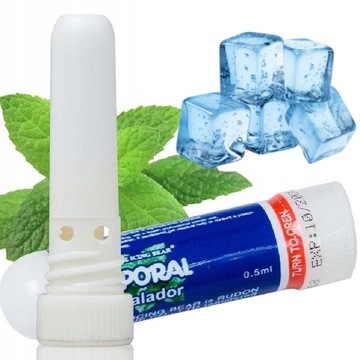 SZTYFT DO NOSA INHALATOR NA KATAR ZATOKI WHITE ICING BEAR LODOWA MIĘTA