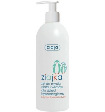 ZIAJKA ŻEL DO MYCIA CIAŁA I WŁOSÓW DZIECI 400ML