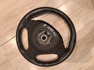 PEUGEOT 206 206CC FACELIFT FL VOLANT + ULOŽENÍ AIRBAG KOŽENÁ KŮŽE