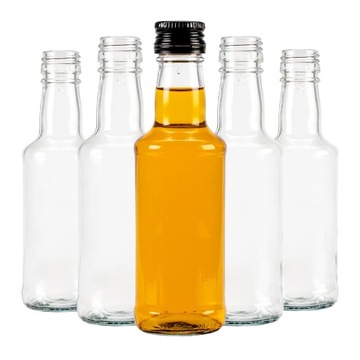 10X BUTELKA SZKLANA 0,2L 200ML NA NALEWKI WÓDKĘ