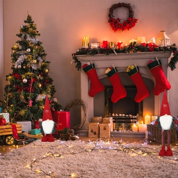 РОЖДЕСТВЕНСКИЙ гном эльф ДЕД МОРОЗ НА РОЖДЕСТВЕНСКИЙ ТЕЛЕСКОПИЧЕСКИЙ СТОЯЩИЙ 50 - 90 СМ