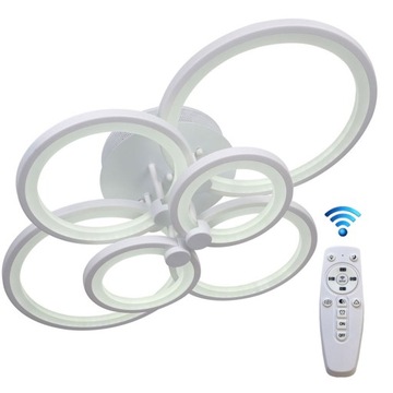 LAMPA SUFIT RING PLAFON okrąg żyrandol LED PILOT