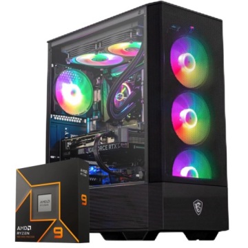 KOMPUTER GAMINGOWY RYZEN 9 9950X3D RX 7900 XTX 32GB DDR5 2TB M2 WINDOWS 11