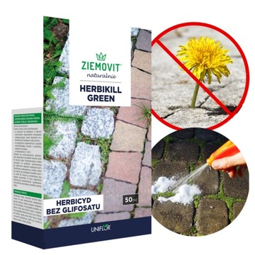 HERBIKILL GREEN ŚRODEK CHWASTOBÓJCZY OPRYSK BEZ GLIFOSATU 50ML ZIEMOVIT