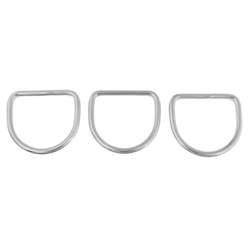 3 szt. Nurkowanie D ze stali nierdzewnej do pasa balastowego