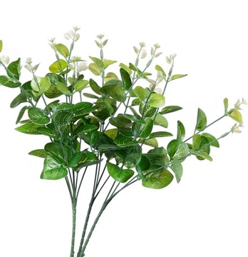 Eukaliptus bukiet zielony sztuczne kwiaty liście
