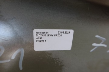 BLATNÍK LEVÝ PŘEDNÍ MERCEDES W246