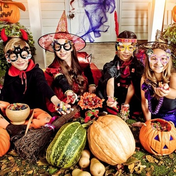 Бумажные очки для детей, украшение на Хэллоуин 6