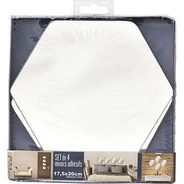 LUSTRO ŚCIENNE NAKLEJANE LUSTRO ŁAZIENKOWE HEKS