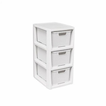 КНИЖНЫЙ ШКАФ, СУНДУК, ПОЛКА ШКАФА С 3 КОРЗИНАМИ, РОТАН БРАНК