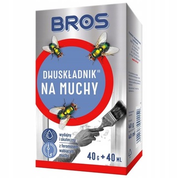 BROS DWUSKŁADNIK 40g+40ml do MALOWANIA OPRYSK NA MUCHY KOMARY