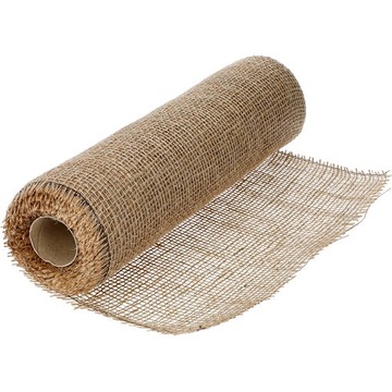 Ekologiczna taśma tkanina jutowa w rolce 30cm / 5m