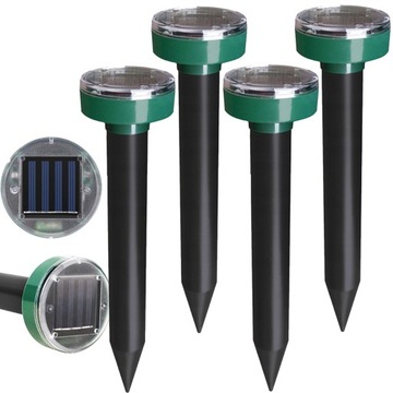 5 x СИЛЬНЫЙ СОЛНЕЧНЫЙ ОТПУСКАТЕЛЬ КРОТОВ, ГРУЗУНОВ, КРОТОВ, ПОЛЕВОК, ВИБРАЦИЯ, 5 шт.