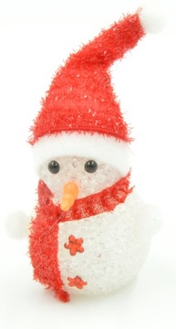 СВЕТОДИОДНЫЙ АКРИЛОВЫЙ СНЕГОВИК, СВЕТЯЩИЙСЯ, РОЖДЕСТВЕНСКОЕ УКРАШЕНИЕ