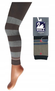 Wola KALESONY rajstopy bez stóp LEGGINSY * 128-134