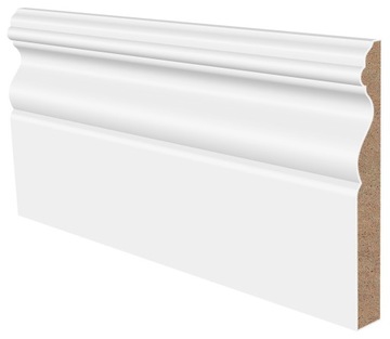 12 LISTWA PRZYPODLOGOWA MDF 120x16 DO MALOWANIA