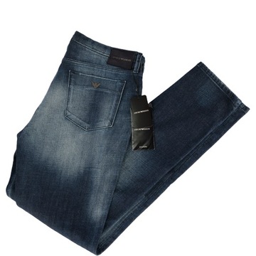 EMPORIO ARMANI męskie jeansy DENIM BLU Skinny IT31