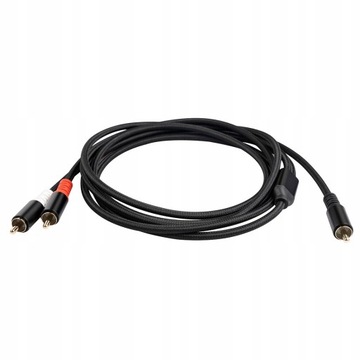 Do 2X RAC kabel Audio 1 Rca do 2 Rca wzmacniacz mo