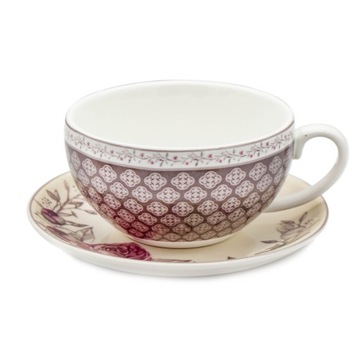 Кувшин 450 мл с чашкой и блюдцем Традиционный чайник Bella Fiore Roses