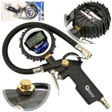 Пистолет для подкачки шин с цифровым манометром