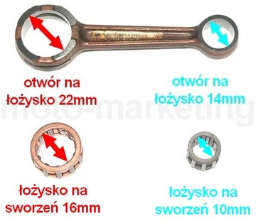 ШАТУННЫЙ ПОДШИПНИК ITALJET VELOCIFER 1995-2000 50