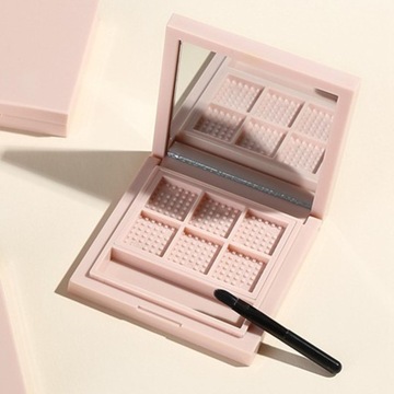 Пустая палитра теней для макияжа, маленькая коробка-органайзер, пустые 6 слотов