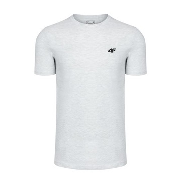 МУЖСКАЯ ФУТБОЛКА 4F ХЛОПКОВАЯ СПОРТИВНАЯ ФУТБОЛКА БАЗОВЫЙ НАБОР ИЗ 2 ШТ.