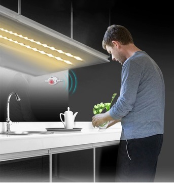 CZUJNIK RUCHU PIR DO TAŚM LED 12V 5-24V DC 5,5/2,1