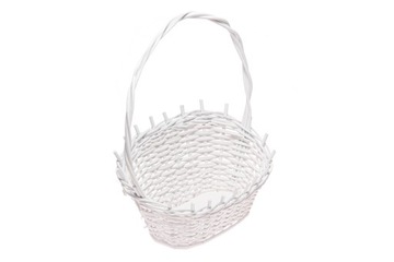 Подарочная корзина Подарочная корзина 39x25см БЕЛАЯ