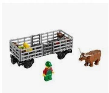 Klocki lego city nowy wagon bydlęcy 60052 pociag