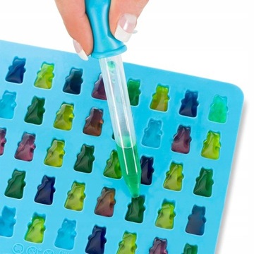 JELLY MOLDER пралине HARIBO BEARS ICE JELLY MOLDER ледяные мишки + ПИПЕТТА