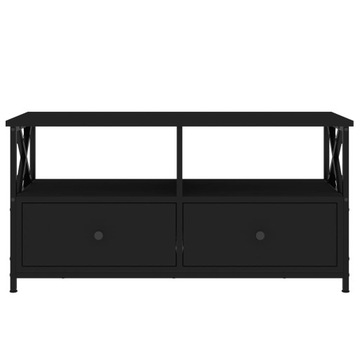 Szafka pod telewizor, czarna, 90x33x45 cm
