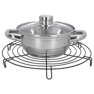 POT REST Защитная металлическая накладка для черных кухонных кастрюль.
