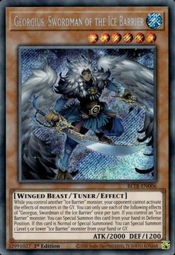Yu-Gi-Oh! TCG: Georgius, Swordman of the Ice Barrier (BLTR)