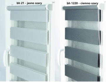 Рулонные шторы день-ночь, полотняные, 50х150