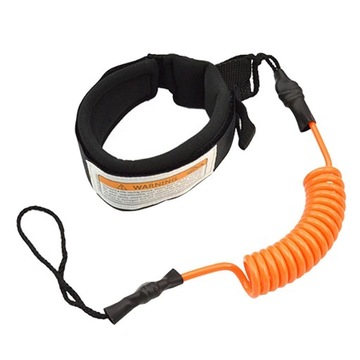 Stojak na linę do deski surfingowej i kostkę, wiosło pomarańczowe